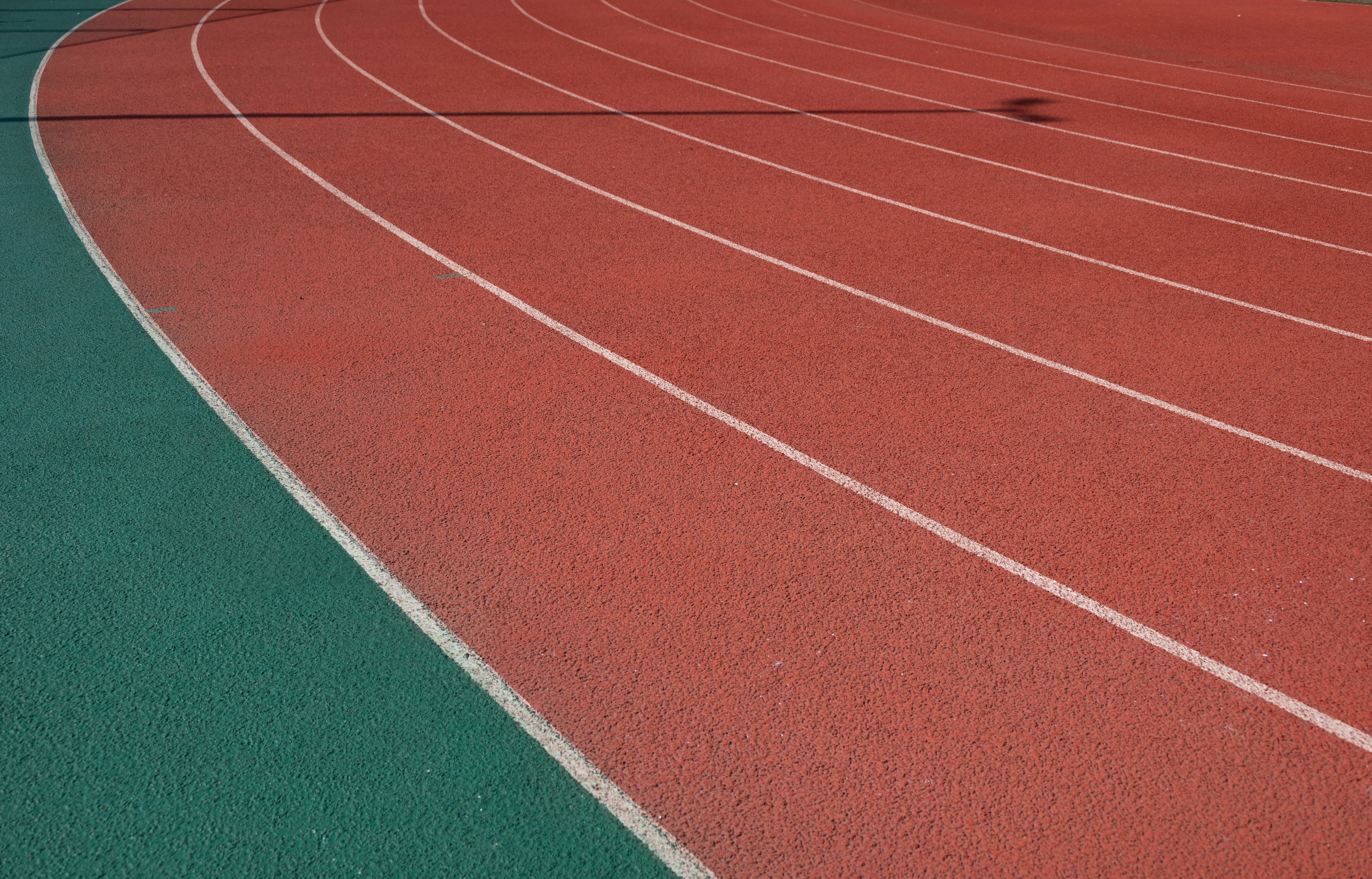 Running track lanes